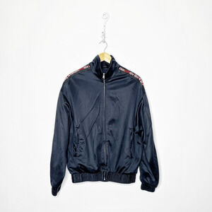 REPRESENT Clo Bomber Jacket black satin we are the flowers full zip MENS S Small